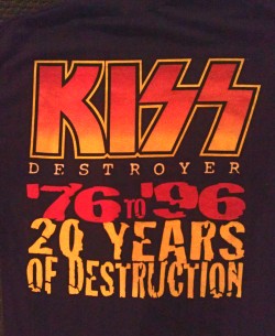 Destroyer shirt back