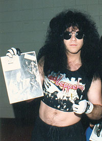 Eric backstage 1990