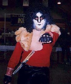 Fan dressed as ERIC CARR