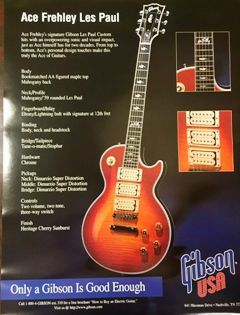 Gibson poster back