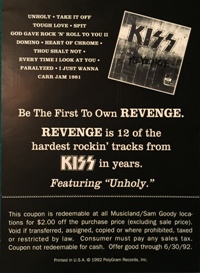 Revenge flier back