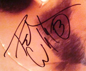Peter signature upclose