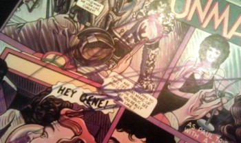 Unmasked closeup